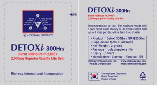 Richway Detoxi 300Hrs Bamboo Salt